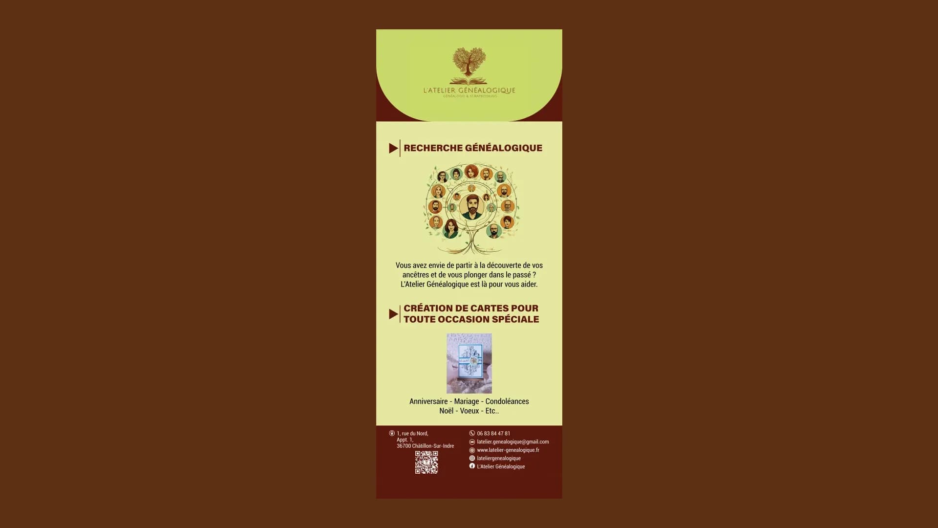 L'Atelier Généalogique, visuel principal